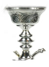 Khalil Mamoon Shareef Ice Bowl Hookah (Silver)