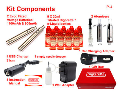 CigoQuit-2 Kit - Regular Smokers - Cigorette Inc Canada - Electronic Cigarettes and Liquids